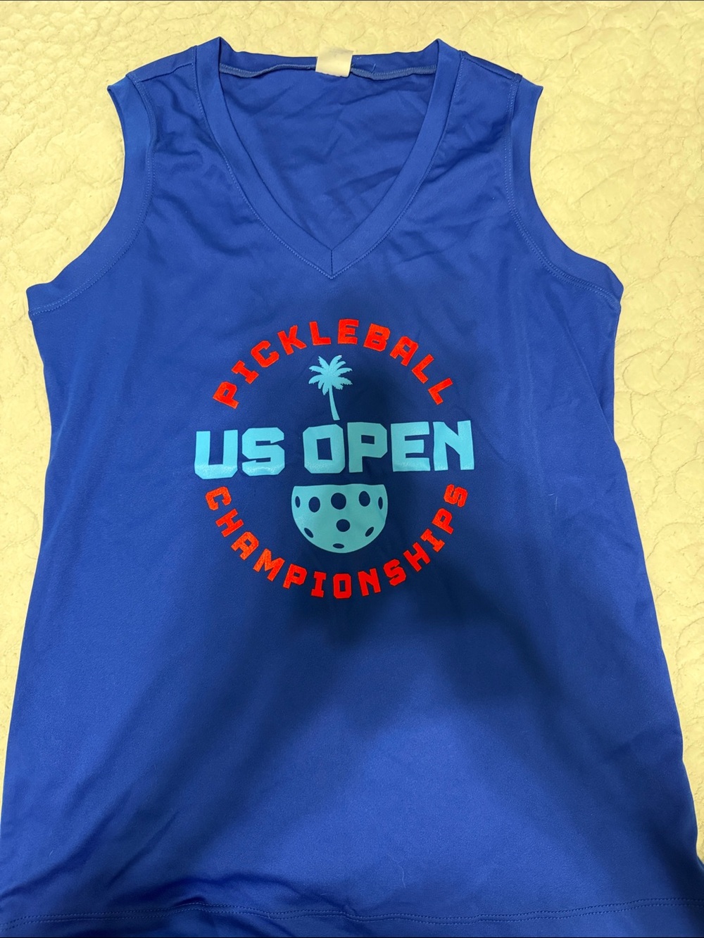 NWOT Sport-Tek Royal Blue 2025 US Open Pickleball Tank